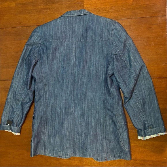 COPY - Aolige men's club dark blue jeans blazer size 44 from Italy 💙 - Picture 11 of 11